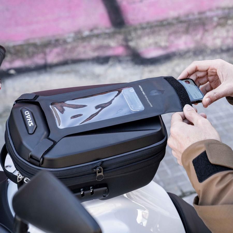 SHAD(シャッド) 【セット品】E09CL PRO クリックシステムタンクバッグ+フィッティングキット R1300GS(23-25) バイク_7