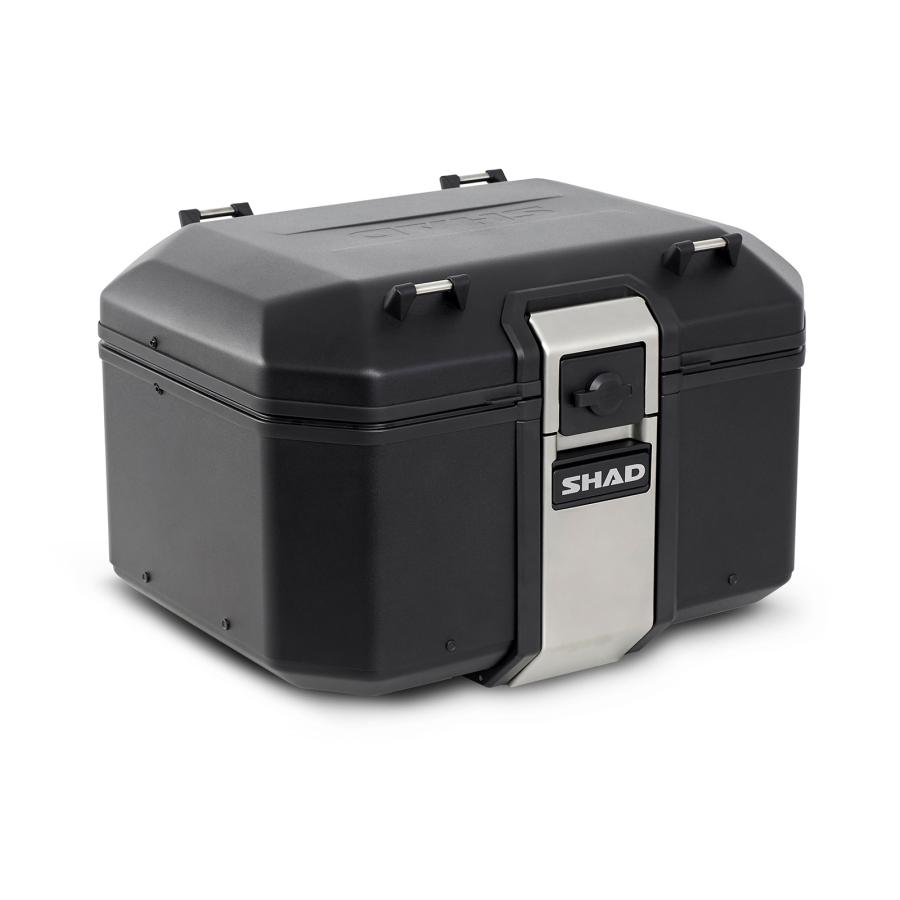 SHAD(シャッド) 【セット品】TR48 トップケース ブラック バックレスト 