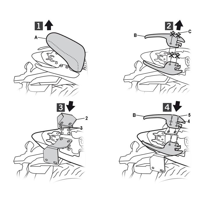 SHAD フィッティングキット ジクサー250/SF250(20-23) S0GX22IST