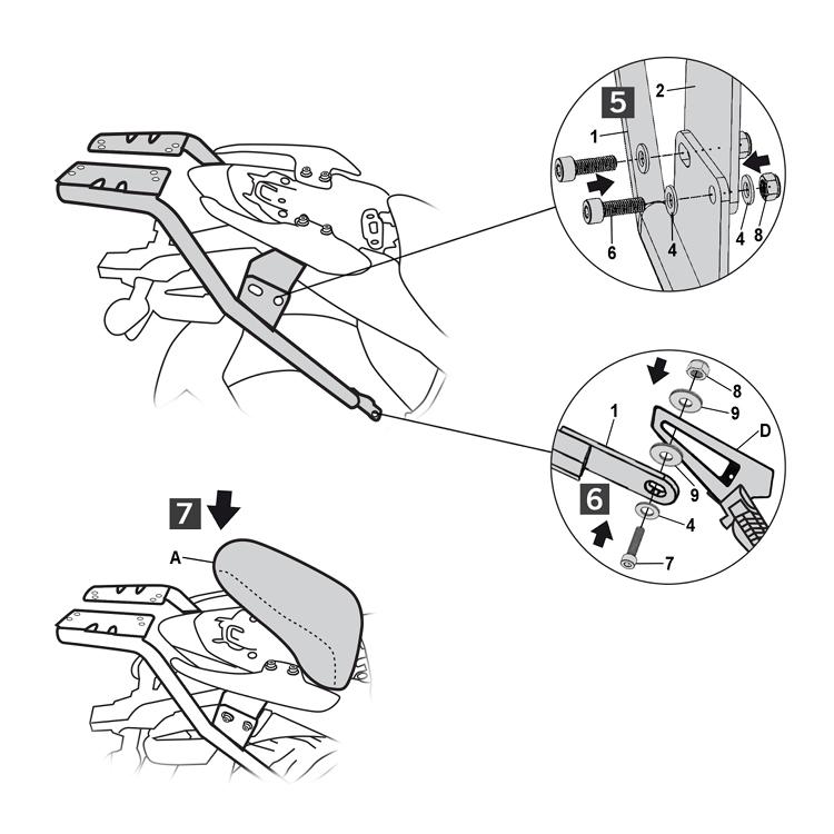 SHAD フィッティングキット ジクサー250/SF250(20-23) S0GX22IST