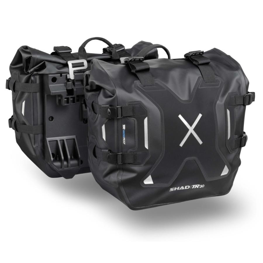 SHAD(シャッド) 【セット品】TR55 トップケース ピュアブラック+TR30