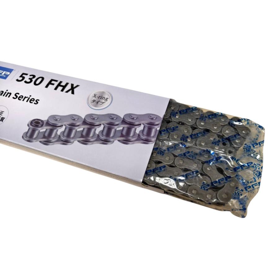 PFP(ピーエフピー) X-ringチェーンシリーズ 530FHX-110L スチール バイク チェーン_1