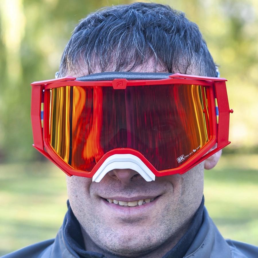 ariete 8K トップ ユーロフィット ゴーグル レッドミラーシングル