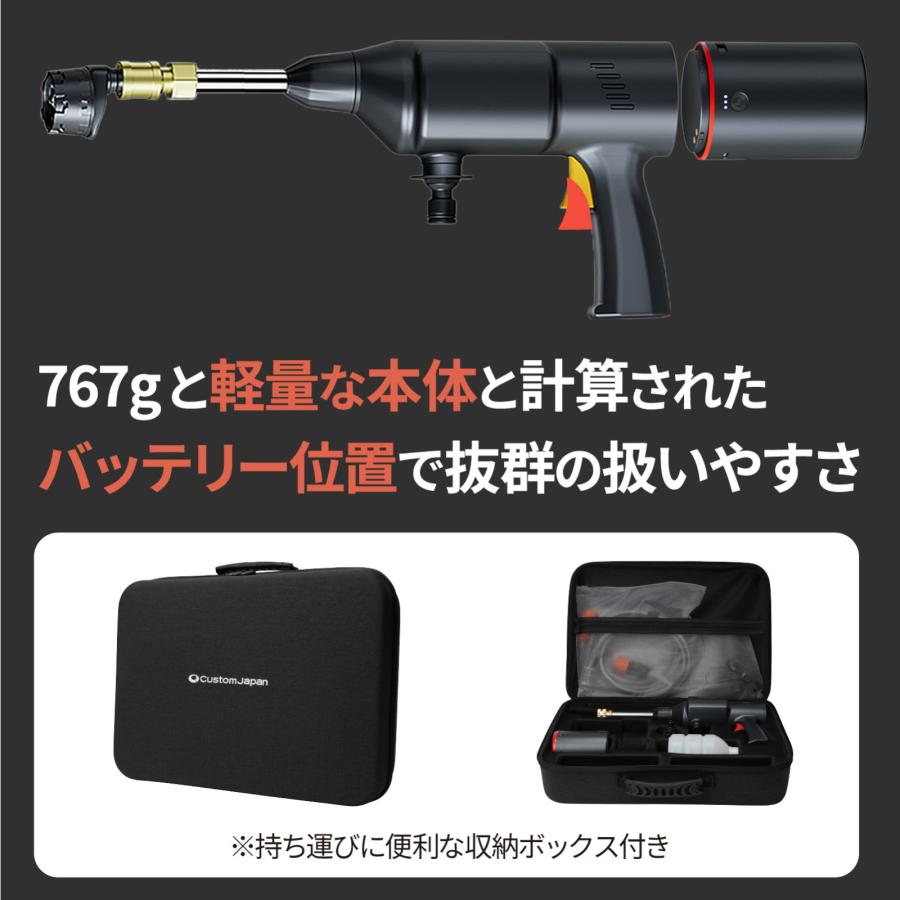 高圧洗浄機 スマートポータブル01 ペットボトル対応 水道接続不要