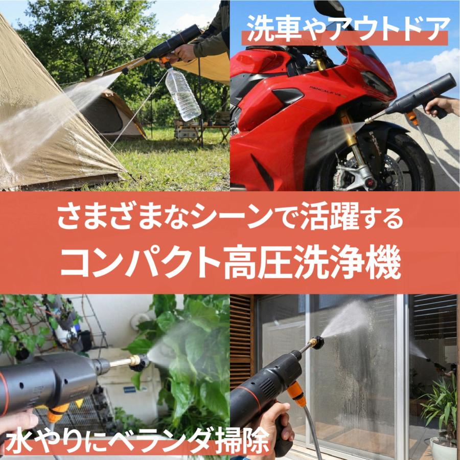 高圧洗浄機 スマートポータブル01 ペットボトル対応 水道接続不要
