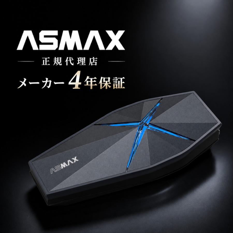 ASMAX ASMAX Pro バイク用 インカム ステラグレー 10人同時通話 連続