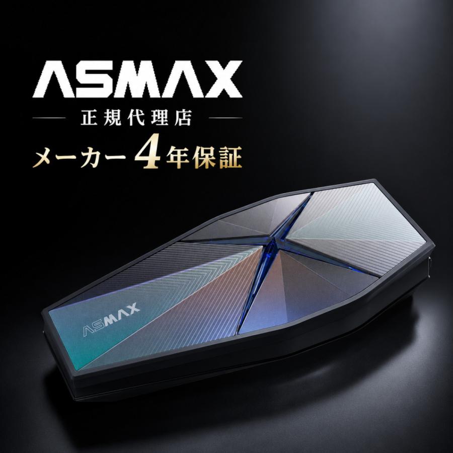 ASMAX ASMAX Pro バイク用 インカム シャイニーグレー 10人同時通話