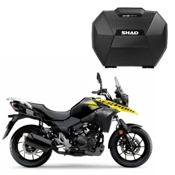 SHAD(シャッド) バイク 【セット品】SH38X サイドケース カーボン+ 