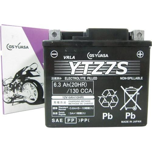 GSユアサ YTZ7S VRLA(制御弁式)バッテリー バイク 密閉型MFバッテリー