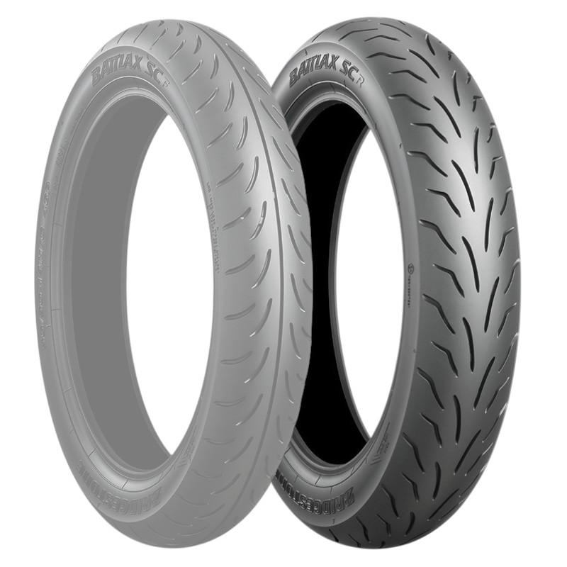 BRIDGESTONE BATTLAX SC 100/90-14 51P TL リア MCS00010 バイク