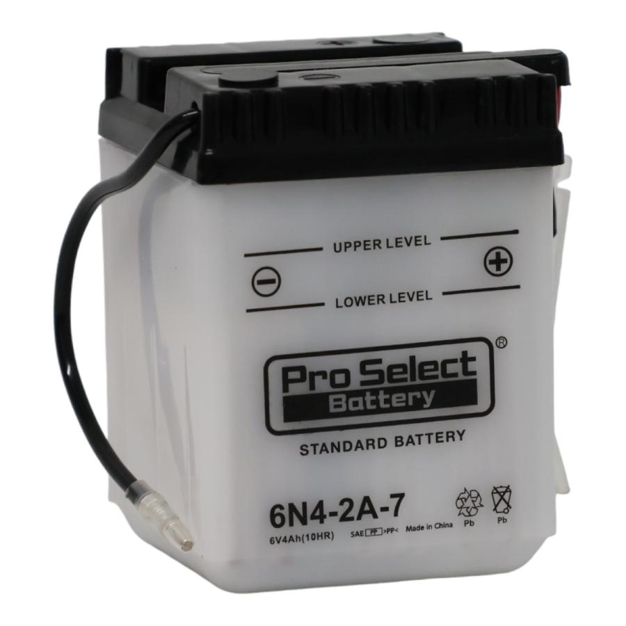 ProSelect(プロセレクト) バイク 6N4-2A-7 スタンダードバッテリー(6N4-2A-7 互換) 液別 PSB036 開放型バッテリー｜partsdirect2｜02