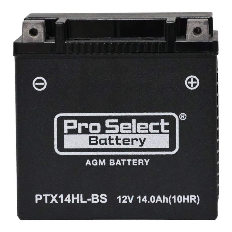 ProSelect(プロセレクト) バイク PTX14HL-BS ハーレー専用AGMバッテリー(YTX14L-BS互換) PSB050 密閉型MFバッテリー｜partsdirect2｜04