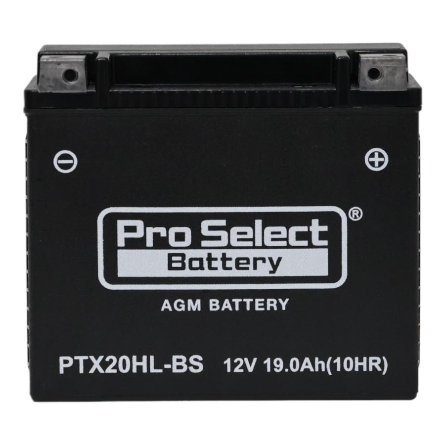ProSelect バイク バッテリー PTX20HL-BS ハーレー専用AGMバッテリー