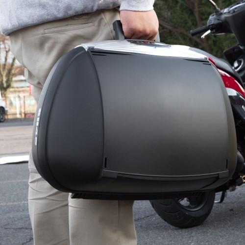 SHAD バイク トップケース リアボックス SH45 45L 無塗装ブラック