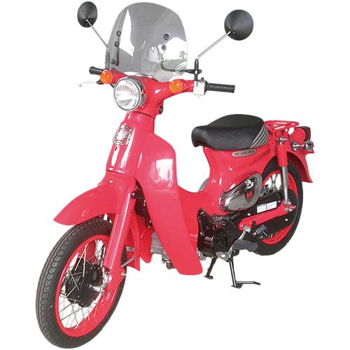 旭風防(af) LC-08 リトルカブ(C50/AA01) ショートバイザー クリア
