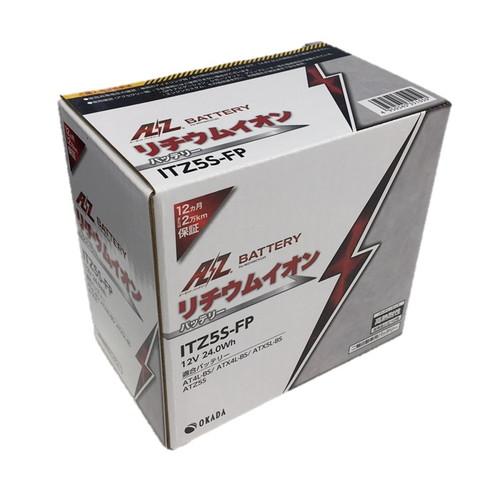 AZバッテリ− ITZ5S-FP (YT4L-BS、YTX4L-BS、YTX5L-BS 互換) バイク