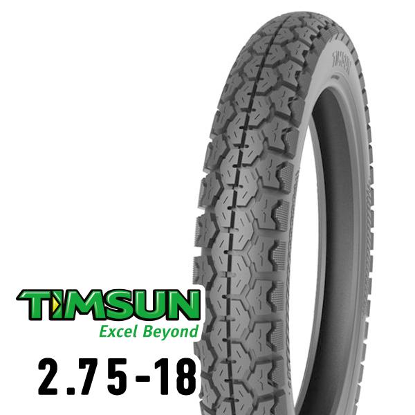 TIMSUN(ティムソン) TS607 2.75-18 4PR TT フロント/リア TS-607