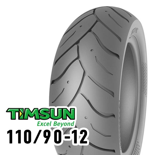 TIMSUN （ティムソン） バイク スクーター・ビジネス・ミニバイク TS633 110/90-12 F 64P TL チューブレスタイプ スクータータイヤ