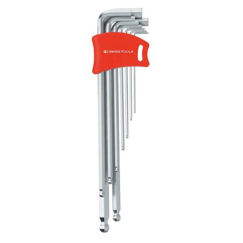 PB SWISS TOOLS 212LDH-10 ボール付六角レンチセット ロング パック 