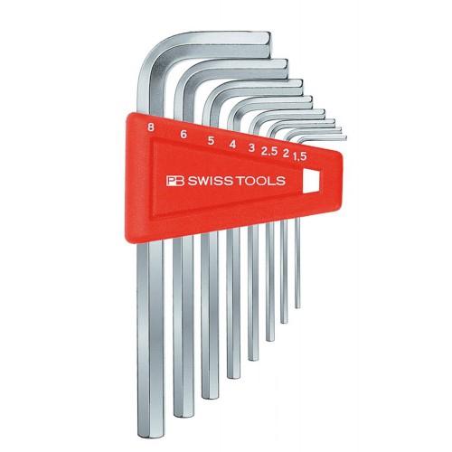 PB SWISS TOOLS 210H-8 ホルダー付六角棒レンチセット パックなし 210