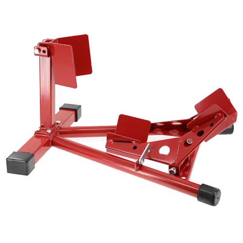 バイク整備用　ほぼ新品　フロントタイヤクランプ　+ホイールローラースタンドセット Amazon.co.jp: WEIMALL フロントホイールクランプ バイクスタンド 16