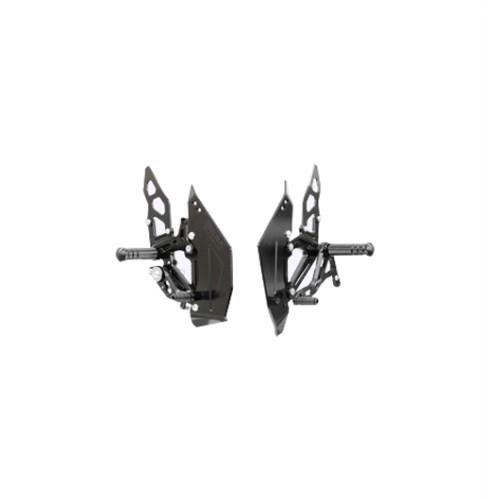 モリワキ(MORIWAKI) バイク フレーム回り ステップ・ステップゴム BACK STEP KIT 400X 16 BLACK 05060-2B1K6-00 13 CBR400R｜CB400F｜400X(ABS車対応)