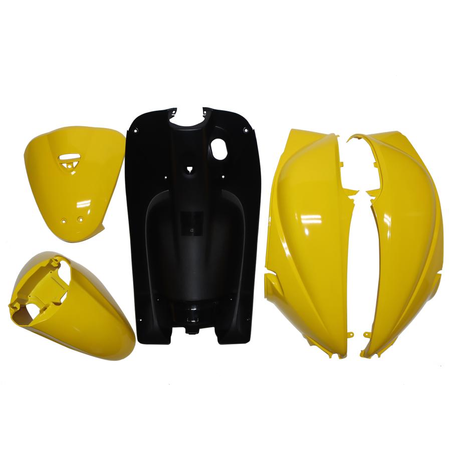 ホンダ トゥデイ TODAY AF67 外装 5点 カウル セット オリオンイエロー