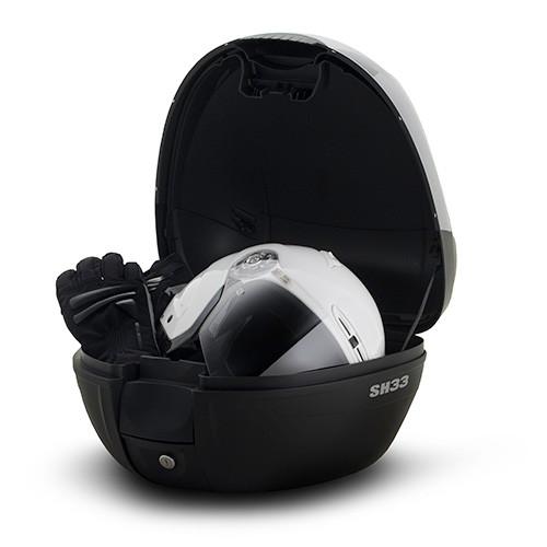 SHAD(シャッド) バイク トップケース リアボックス 33L 無塗装ブラック