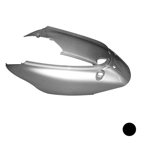 スズキ レッツ2 CA1PA/CA1PB サイドカバー ブラック 外装 エナジー