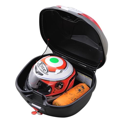 GIVI B360N モノロックケース 無塗装 ブラック レッドレンズ 92285 