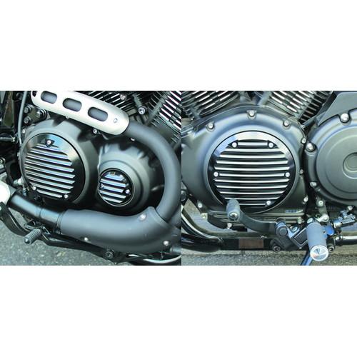 キジマ製ドレスアップエンジンカバー/ポイント側ダイナモ側左右セット Amazon | キジマ(Kijima) バイクパーツ ドレスアップ エンジンカバー