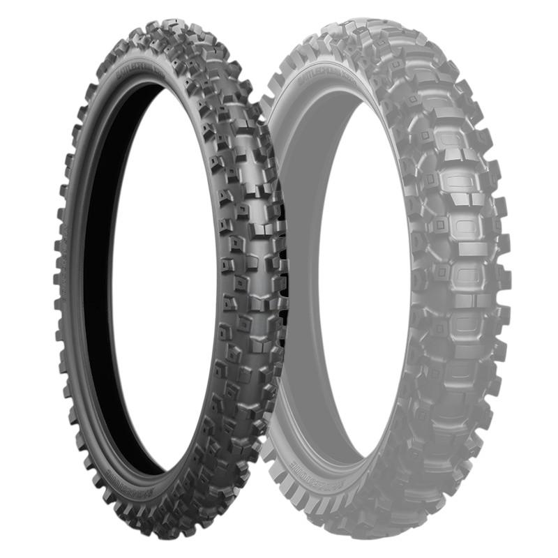 BRIDGESTONE BATTLECROSS X20 80/100-21 51M W フロント SOFT MCS01332