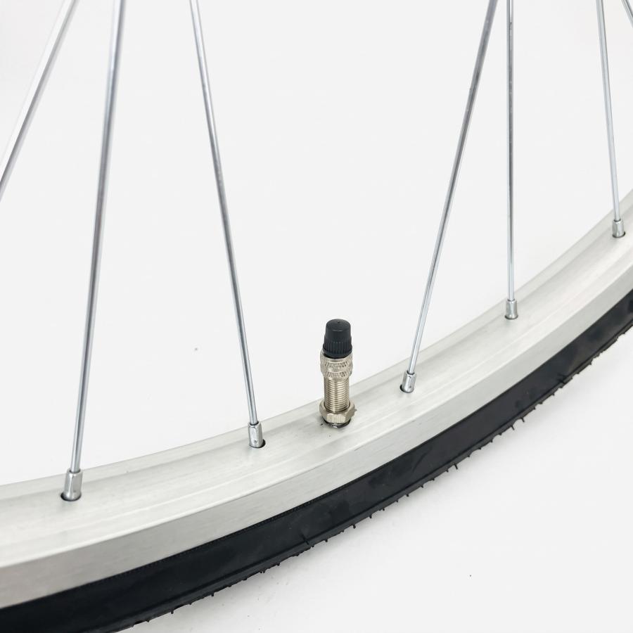 27インチ 自転車 27×1 3/8 37-630 前輪リム完組ハブダイナモ付(E2端子
