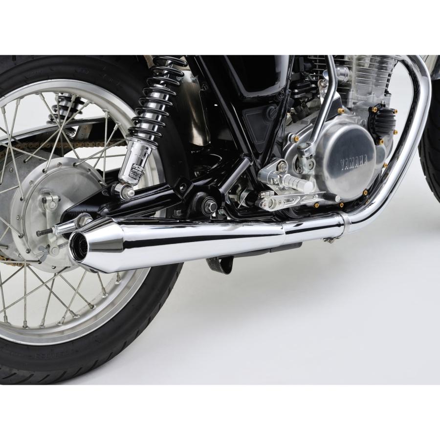 DAYTONA スリップオン メガ本体プマフラー 3.5°UP SR400FI 94499 バイク スリップオンマフラー・サイレンサー_2