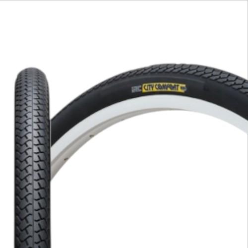 iRC 【1ペア】CITY COMFORT 耐摩耗 86型 26×1 3/8 W/O ブラック