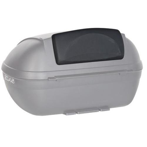 セット] 45L バイク トップケース リアボックス SH45 無塗装ブラック