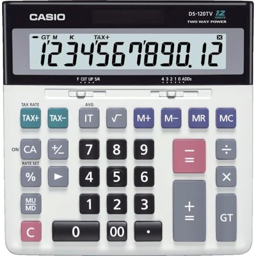 CASIO(カシオ)　事務用品　加算器実務電卓　DS-120TW