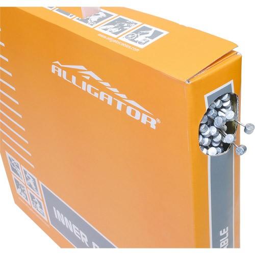 アリゲーター LY-BSTSK761617 ATB/MTBブレーキ用インナーケーブルBOX（シルバー） ALLIGATOR ALLIGATOR(アリゲーター) ATB/MTBブレーキ用インナーケーブルBOX