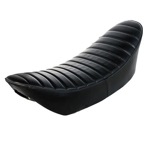 田中商会 ca1463 6Vダックス用 バナナシート オールブラック バイク