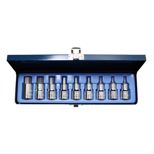 SIGNET(シグネット) 1/2DR9PCS ヘックスビットソケットセット ケース付