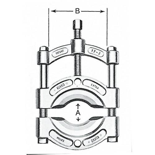 KUKKO(クッコ) セパレーター 25-155mm 17-3 プーラー・圧入工具の画像