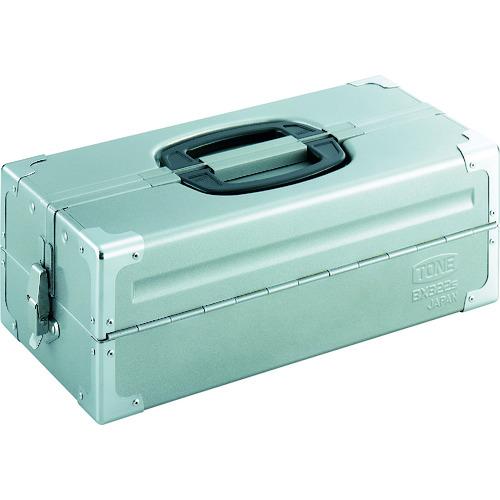 【在庫処分】トネ(TONE) ツールケース BX322SSV シルバー TONE(トネ) BX322SSV ツールケース(メタル) V形2段式 シルバー 工具箱