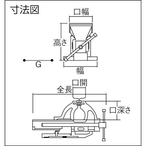 TRUSCO ダクタイルリードバイス 100mm SLV-100Nの画像