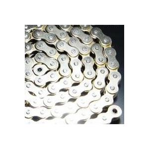 SFR(エスエフアール) バイク チェーン ニッケルメッキチェーン 420-120L シルバー ノンシールチェーン