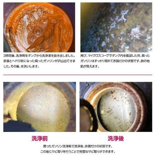ProTOOLs 錆取革命 腐ったガソリンの洗浄剤 1L 鉄 ステンレス 錆取り
