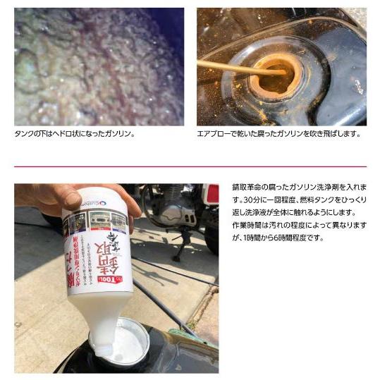 ProTOOLs 錆取革命 腐ったガソリンの洗浄剤 1L 鉄 ステンレス 錆取り