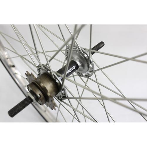 27インチ 自転車 27×1 3/8 14T 37-630 後輪リム完組 ローラー用