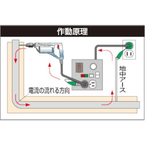 日動工業 ガレージ 電気・延長コード 金属センサードラム 100V アース 