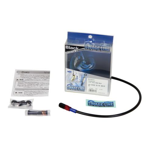 SWAGE-LINE リアホースキット レッド&ブラック/ブラック