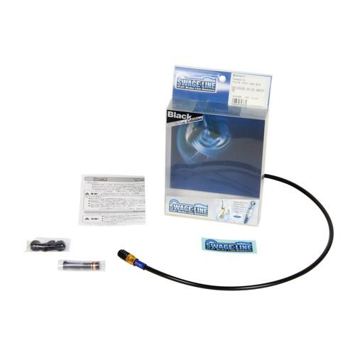 SWAGE-LINE クラッチホースキット ゴールド\u0026ブラック/ブラック ZZ-R1100C 90-92 GACB601 バイク